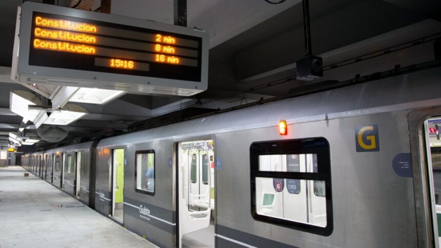 0037361612 La línea C de subte reanudó este lunes su servicio tras dos semanas de obras