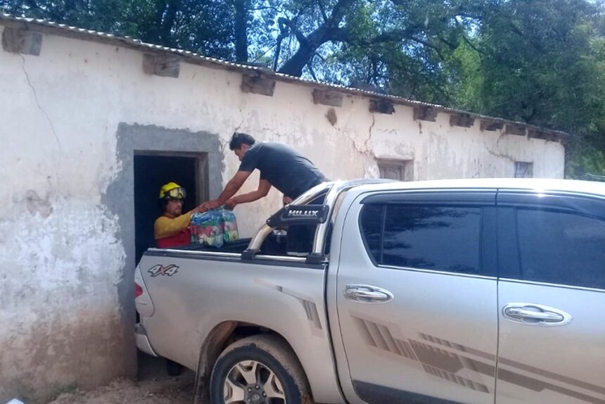 La inclemencia del clima y las respuestas a los evactados