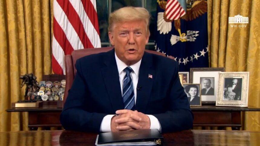 0037470531 Coronavirus: Donald Trump impide los ingresos de Europa