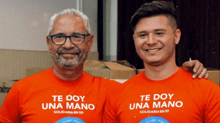 0037528961 Solidaridad en tiempo de coronavirus: padre e hijo fabrican válvulas para respiradores