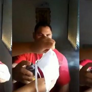 ¿Qué tan efectivos son los barbijos caseros? El video que muestra su ineficacia