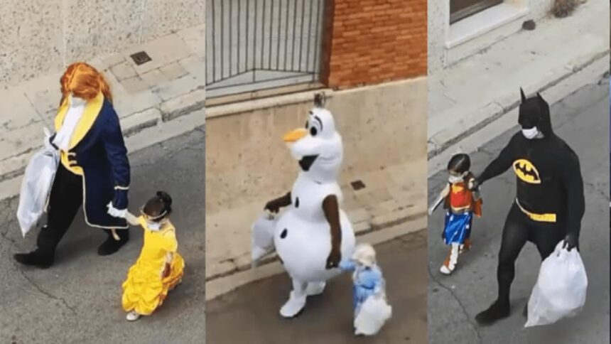 La tierna idea de un papá para entretener a su hija en plena cuarentena