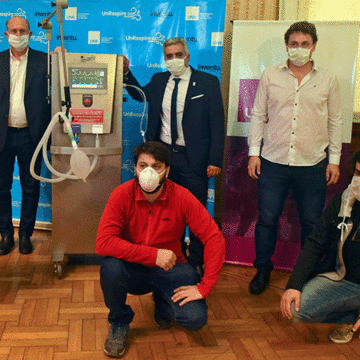 Comenzaron a producir los primeros respiradores diseñados junto con la Universidad de Rosario