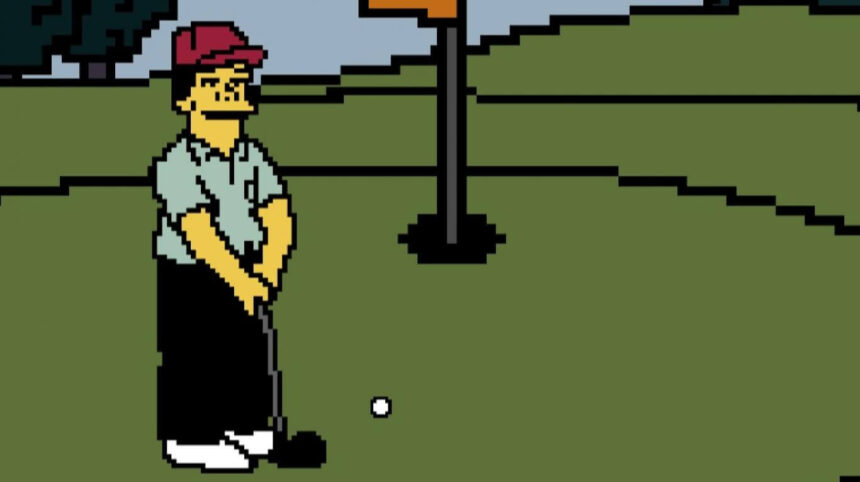 putting-challenge Lanzan “Putting Challenge”, un inusual videojuego que sólo conocen los fans de Los Simpson