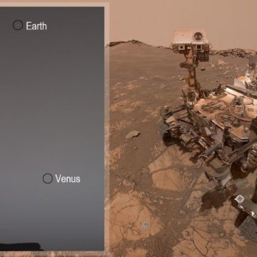 La NASA reveló cómo se ven la Tierra y Venus desde Marte