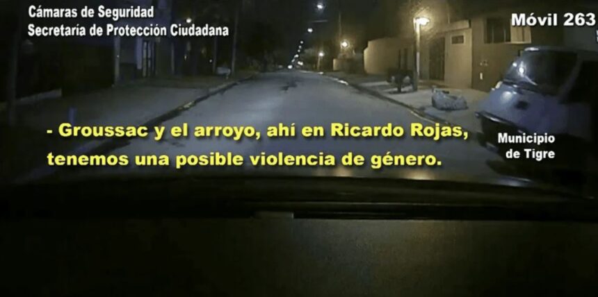 Una mujer se arrojó de un auto en movimiento para escapar de su agresor