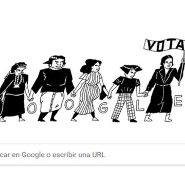 Google homenajea con un doodle a Elena Caffarena, una histórica feminista chilena