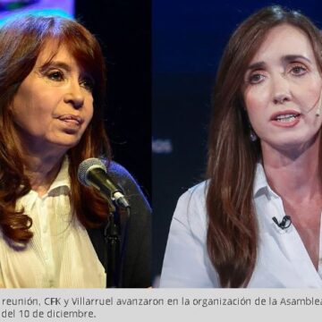 Cristina Kirchner y Victoria Villarruel, cara a cara