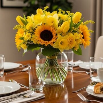 El Significado y Beneficios de Colocar Flores Amarillas en la Mesa los Domingos