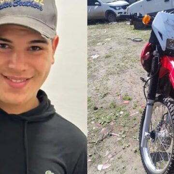 Estado de la moto de Thiago Medina tras el accidente