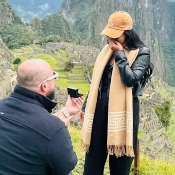 Un pedido de matrimonio en Machu Picchu se convierte en una aventura de 12 kilómetros a pie
