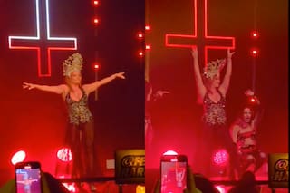 imagen-179 Nancy Pazos se estrena como vedette en una fiesta porteña