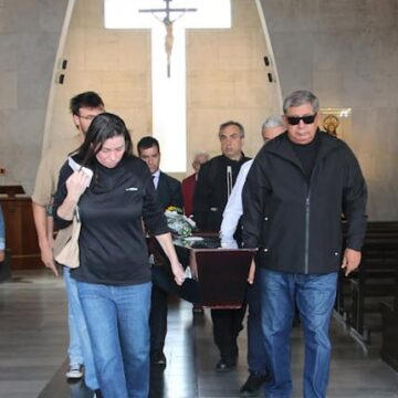 Despedida emotiva de Luis Pedro Toni en el cementerio de Chacarita