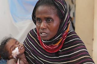 imagen-264 Dilema de una madre en la hambruna de Sudán: salvar a una de sus gemelas