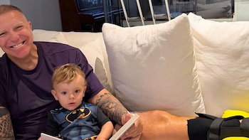 imagen-193 Alejandro Fantino inicia su recuperación tras la cirugía del tendón de Aquiles