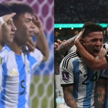 Mundial Sub 17: el gol de Argentina evoca la anotación de Enzo Fernández en Qatar 2022