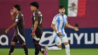 La selección argentina Sub-17 empata 2-2 con México en un emocionante alargue del Mundial