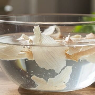 Beneficios de dejar cáscaras de ajo en agua