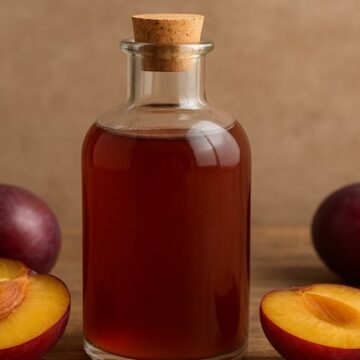 Receta sencilla para elaborar vinagre de ciruelas con solo tres ingredientes