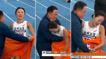 imagen-374 Controversia por el comportamiento de un entrenador tras una maratón en Corea del Sur