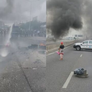 Liberan Puente Pueyrredón y marchan al Congreso en contra de la reforma laboral