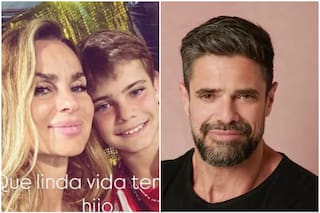 imagen-197 Sabrina Rojas refleja su rol de madre en el acto de fin de año de su hijo