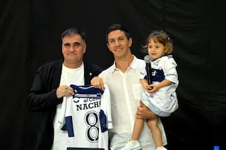 imagen-311 El emotivo regreso de Nacho Fernández a Gimnasia junto a su hija