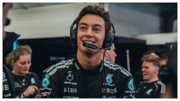 imagen-84 Curiosa escena de George Russell con un mate en Abu Dhabi