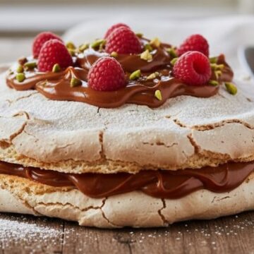 Receta de torta merengada con dulce de leche