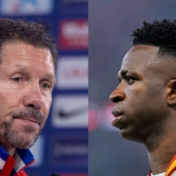 Simeone emite un mensaje después del enfrentamiento con Vinicius en la Supercopa de España