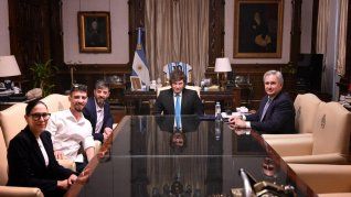 Javier Milei se encuentra con los hermanos Cunio, liberados del cautiverio por Hamas