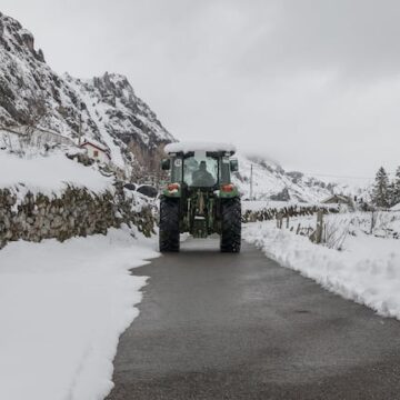 El uso de sal sobre la nieve durante las tormentas invernales en EE.UU.