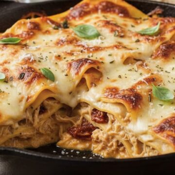 Lasaña de pollo sin horno: una receta rápida en 30 minutos