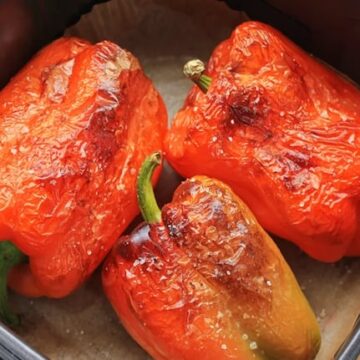 Guía rápida para asar morrones en la freidora de aire