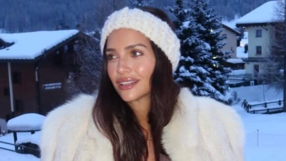 Zaira Nara deslumbra en la nieve con stilettos de lujo