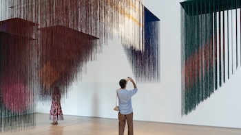 imagen-369 Olga de Amaral cautiva en el Malba con una muestra que abarca seis décadas de arte textil