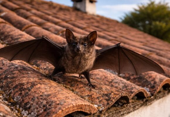 Los motivos por los que los murciélagos prefieren los techos de las viviendas