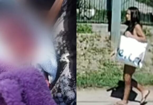 Investigan el abandono de un bebé en Merlo: imagen de posible sospechosa es difundida