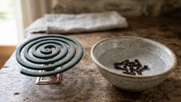 Espiral en alcohol y clavos de olor: un truco efectivo contra mosquitos