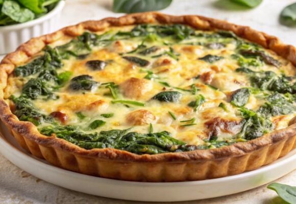 imagen-128 Receta de Tarta de Espinaca: 14 Ingredientes en Solo 50 Minutos
