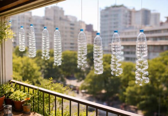 imagen-187 Uso de tiras de botellas de plástico en balcones: función y beneficios
