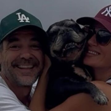 Paula Chaves realizó una emotiva ceremonia en honor a su perro Moro