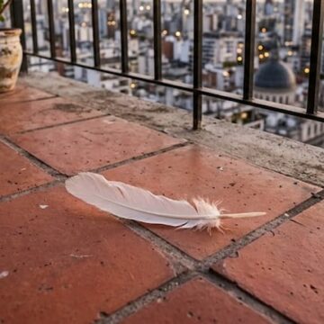 El significado de encontrar una pluma blanca en tu balcón según las creencias