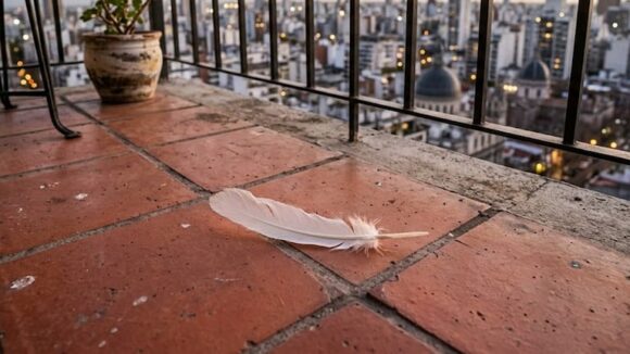 El significado de encontrar una pluma blanca en tu balcón según las creencias