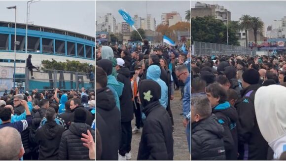 Protestas de hinchas tras la salida de Gustavo Costas del club