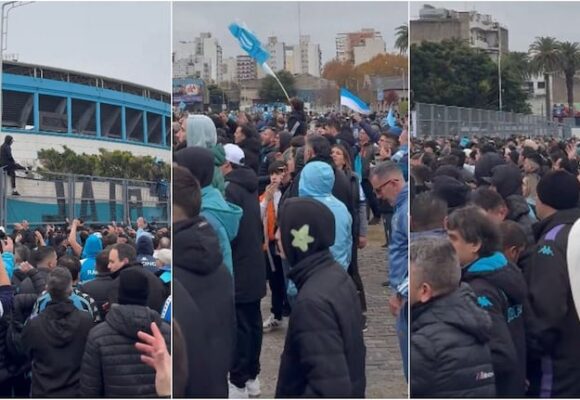 Protestas de hinchas tras la salida de Gustavo Costas del club