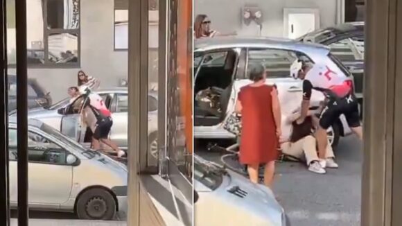 Un ciclista agrede brutalmente a una mujer tras un incidente de tránsito en Portugal