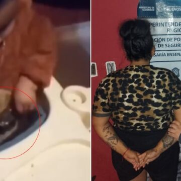 Detienen a mujer en La Plata por grabar a su bebé manipulando un arma