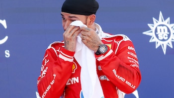 imagen-195 La emotiva victoria de Lewis Hamilton con Ferrari en el Gran Premio de Barcelona