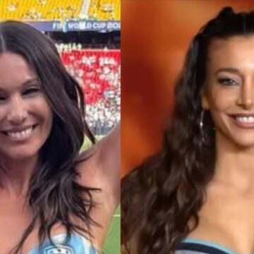 Duelo de estilos: Pampita y Sol Pérez presentan innovadores corsets inspirados en el equipo argentino